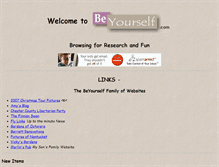 Tablet Screenshot of beyourself.com